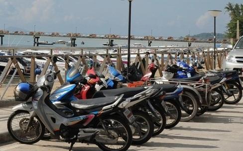 泰国人喜欢的摩托车,泰国摩托车来中国旅游