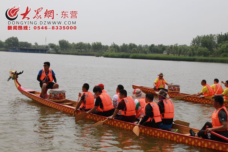 京杭大运河龙舟争霸赛,东营黄河口龙舟赛现场直播
