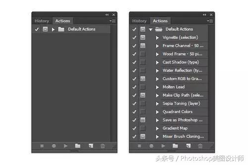 photoshop中动作的使用方法,photoshop动作功能
