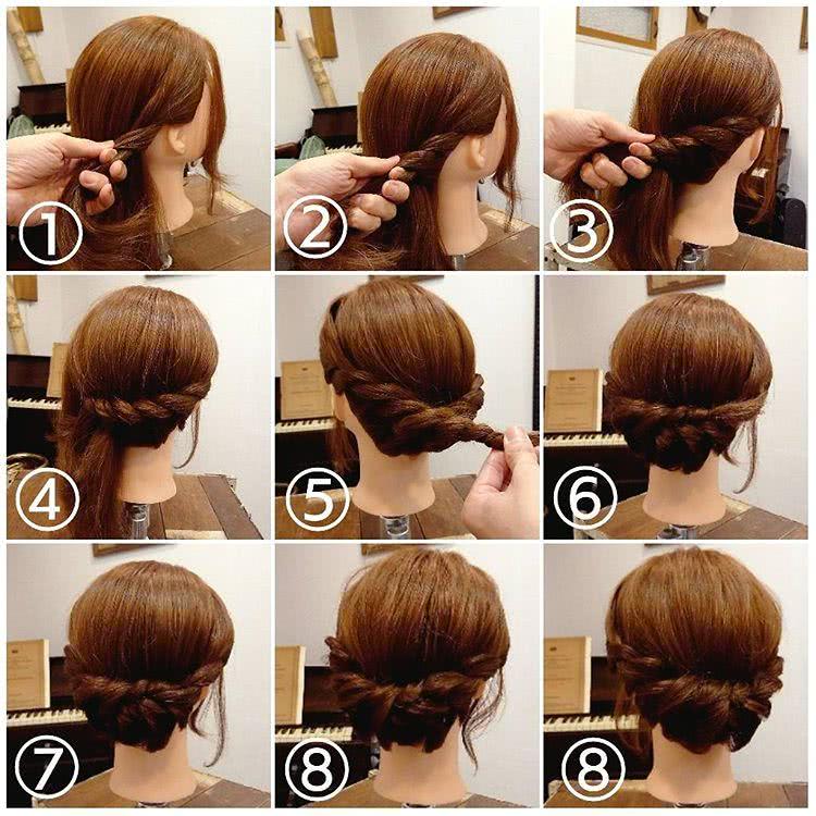 女生必学的几款编发方法,5款简单好看又减龄的编发教程