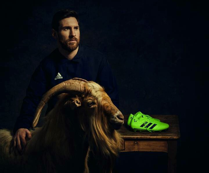 阿迪达斯这个广告创意打满分：阿根廷球星梅西抱着一只山羊
