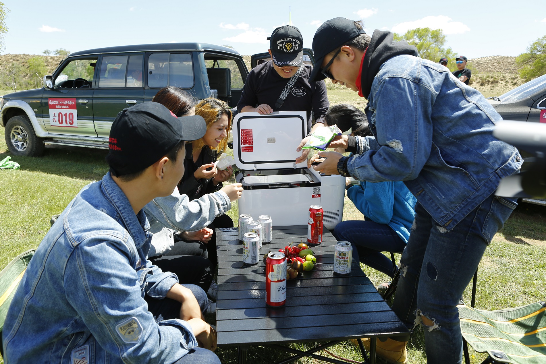 英得尔车载冰箱带电池,英得尔户外车载冰箱