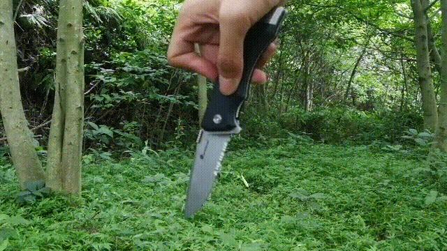 汉道洛克折叠刀钛合金版,汉道洛克刀镂空手柄好吗