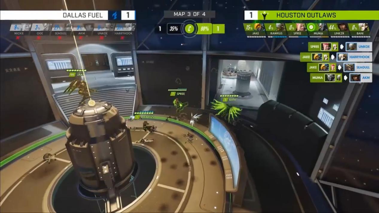 OWL常规赛4阶段第四周首日：崛起再掀王朝，巨龙负重前行