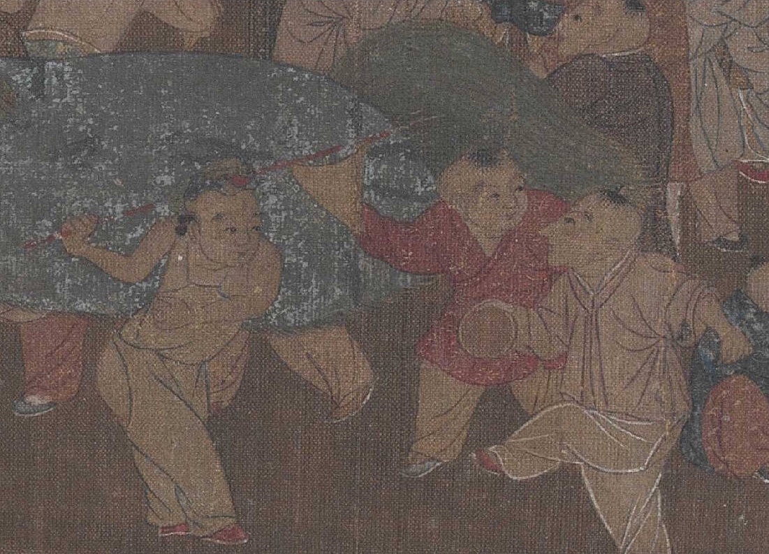 苏汉臣的百子图,苏汉臣百子欢歌图