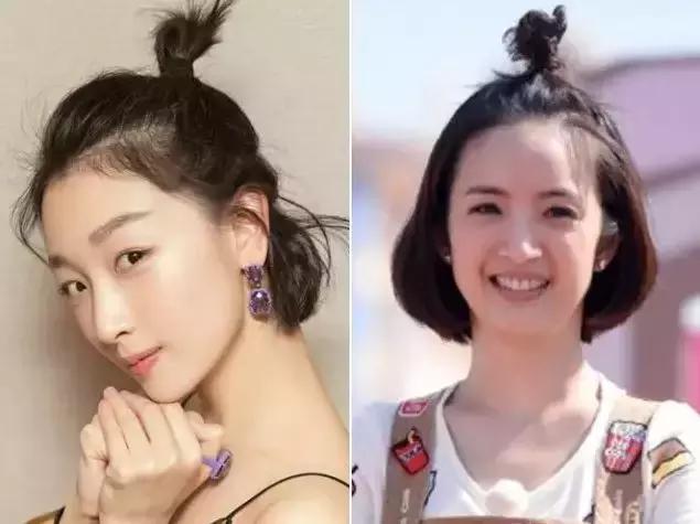 佟丽娅古装发型怎么扎,佟丽娅扎短辫的发型