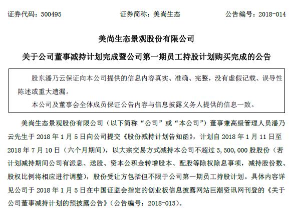 美尚生态重组最新进展,美尚生态为什么亏钱