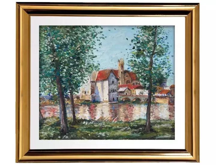 如何用颜料画一幅简单的风景画,怎么用油画棒画风景画