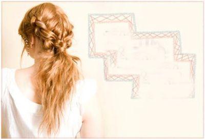 女士短发发型教程编发,过年发饰发型编发教程