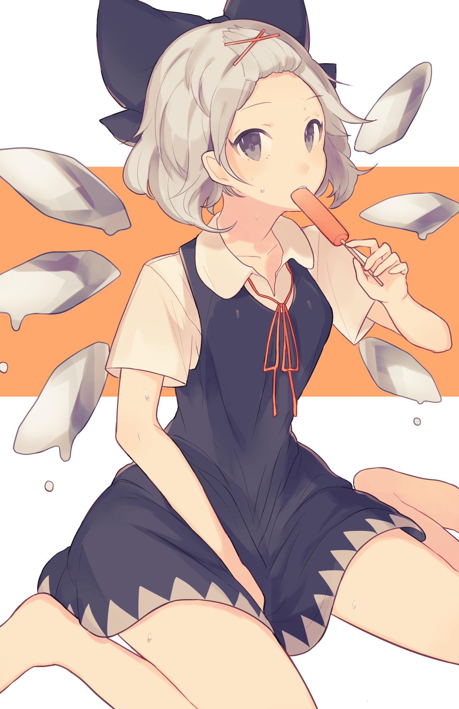 少女们与冰棒的邂逅!ある夏の日の駄菓子屋!炎炎夏日的零食店!