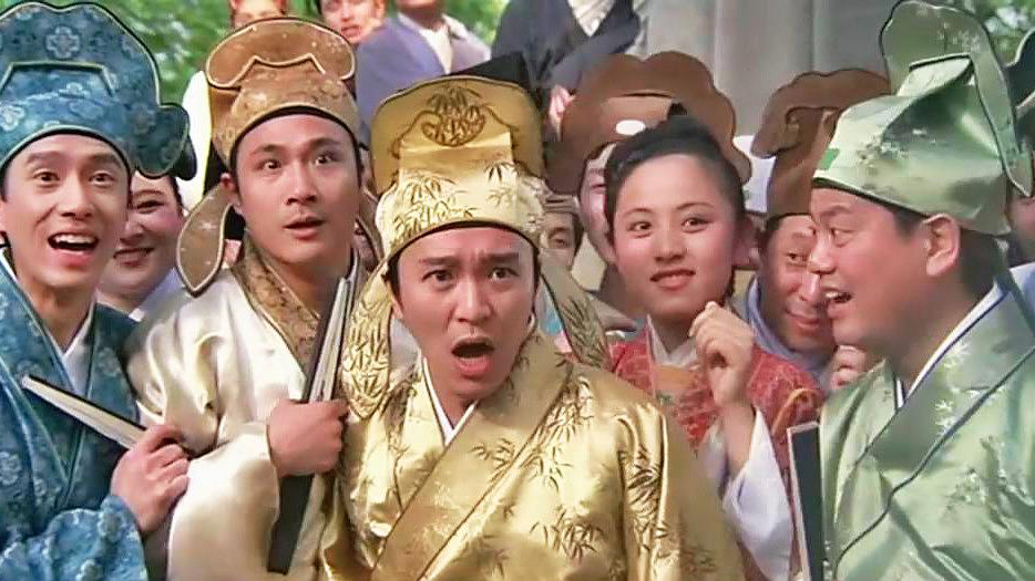 周星驰演的唐伯虎点秋香搞笑瞬间,周星驰的喜剧片段唐伯虎