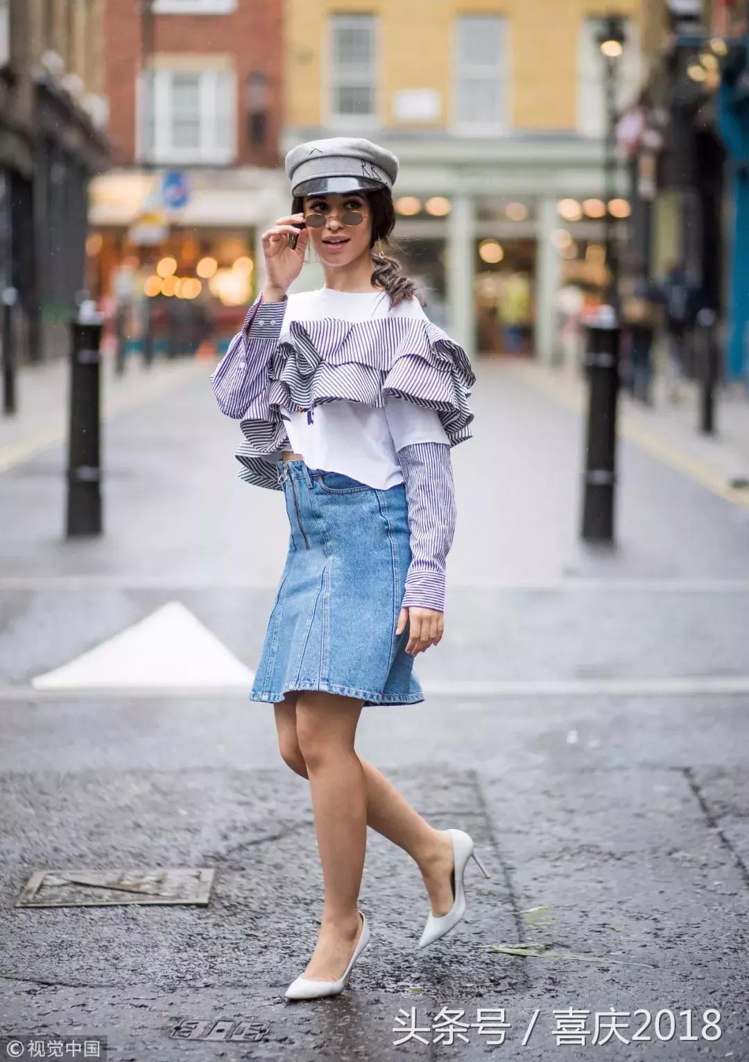 轻松就能穿出休闲随意的时髦感,一件穿出两件的效果