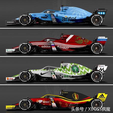f1赛车比赛彩绘,2013年f1赛车涂装
