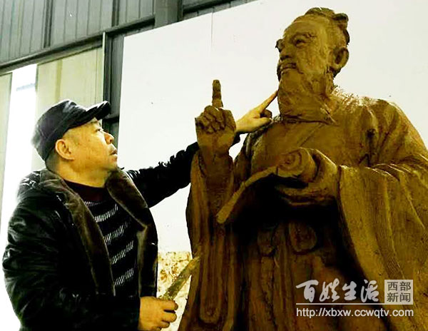 雕塑师刘忠,安徽雕塑大师刘忠