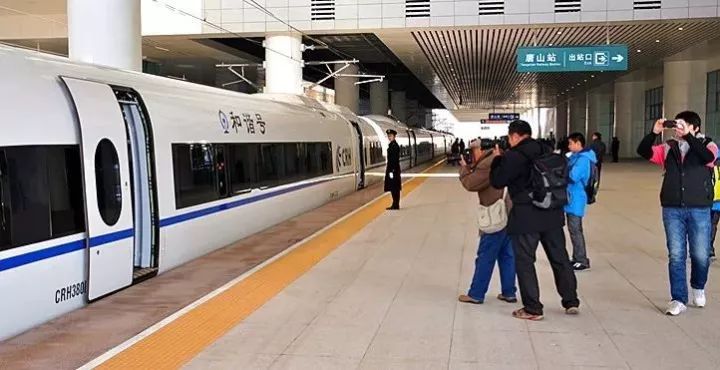 唐山新开通的客运专线,津秦高铁唐山段