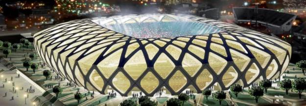 世界杯场馆中的热情体验