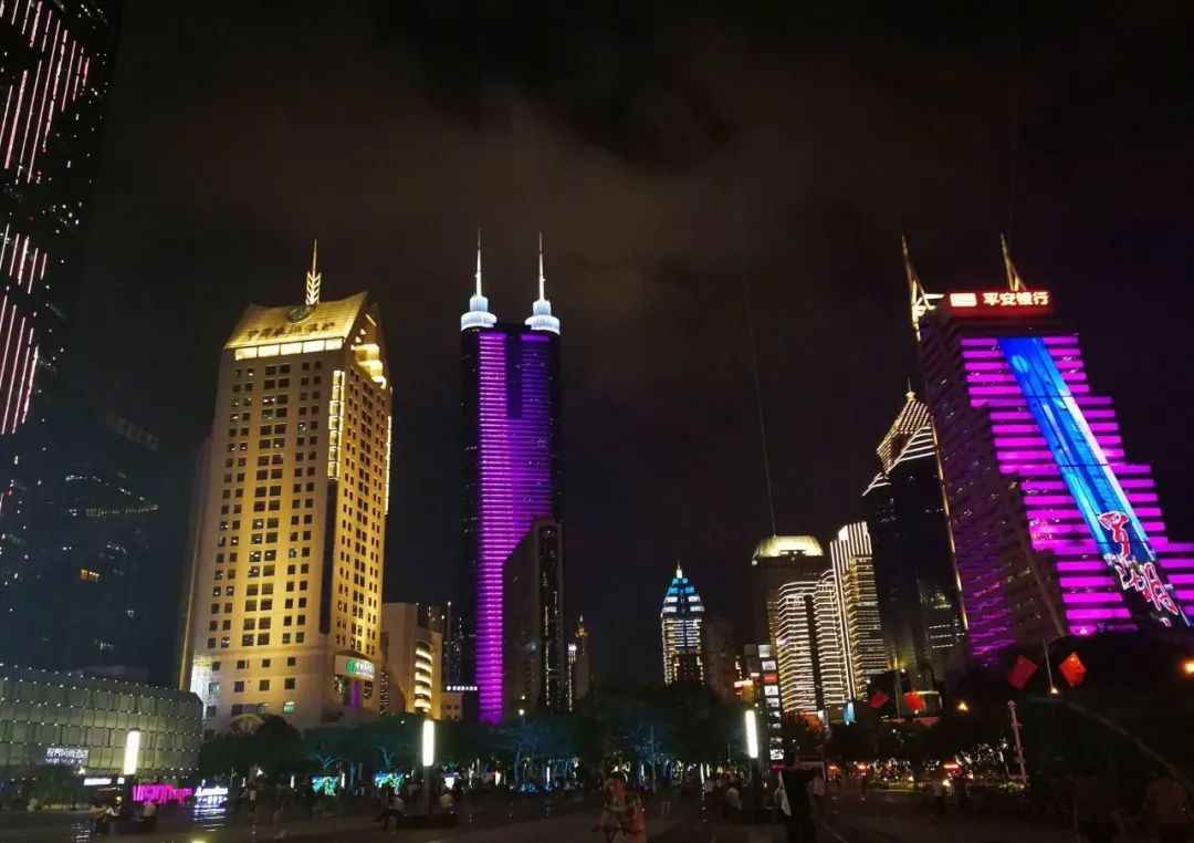 深圳夜景灯光秀最佳观看地点,深圳十大区夜景