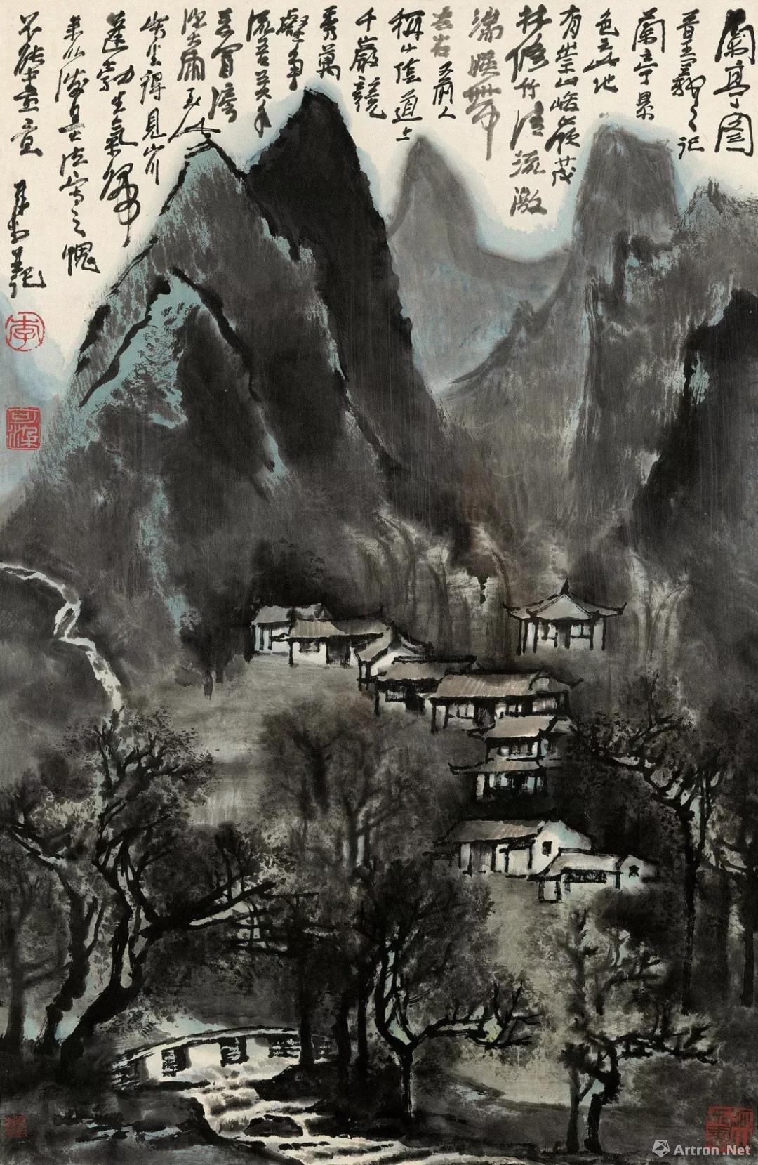 李可染画作集,漫谈山水画李可染