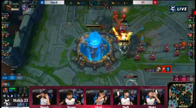 lck英雄联盟比赛视频2019,英雄联盟lck直播间kt对hle