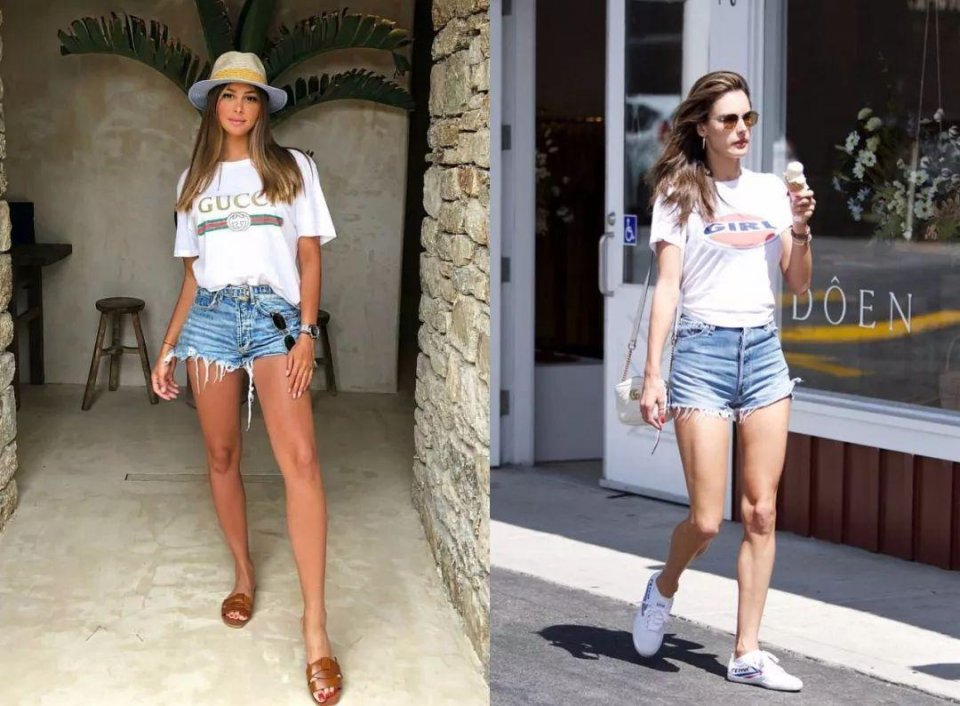 胖脚穿短裤怎么搭鞋子,短裤搭配平底鞋好看吗