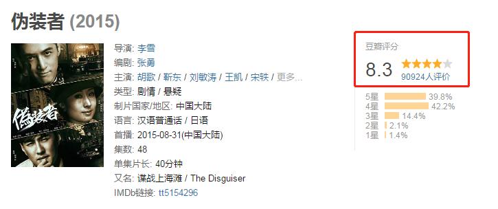 谍战剧9.7分以上谍战电视剧国产,近20年最经典的10部国产谍战剧