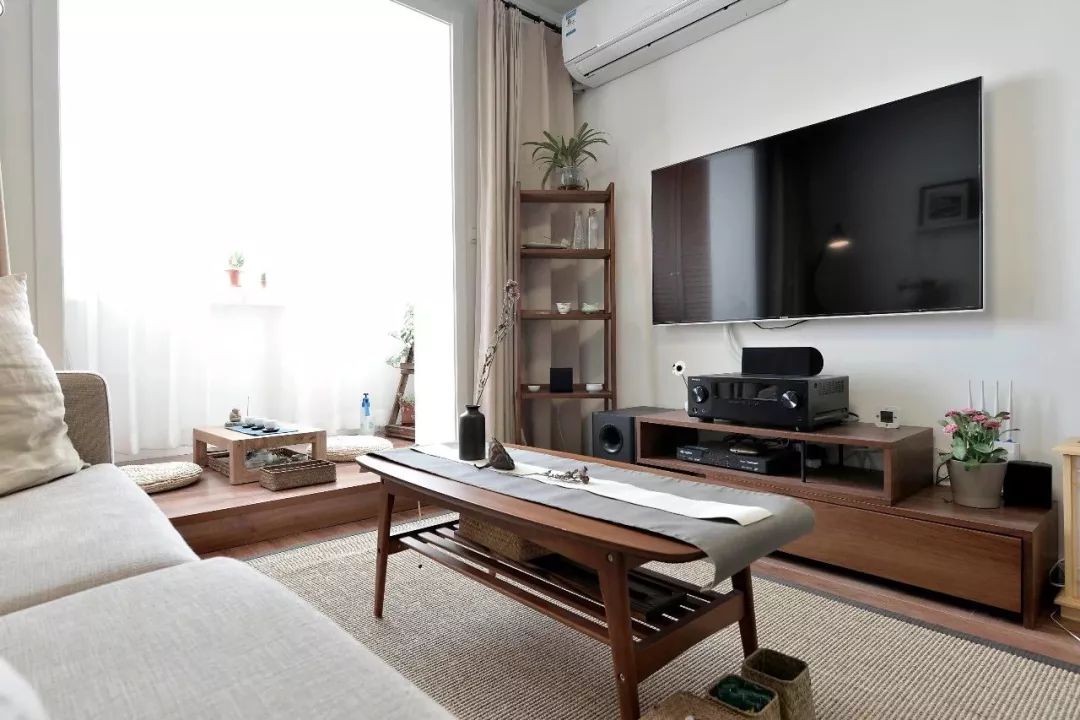 电视背景墙茶几电视柜搭配,现代简约客厅沙发茶几电视柜搭配