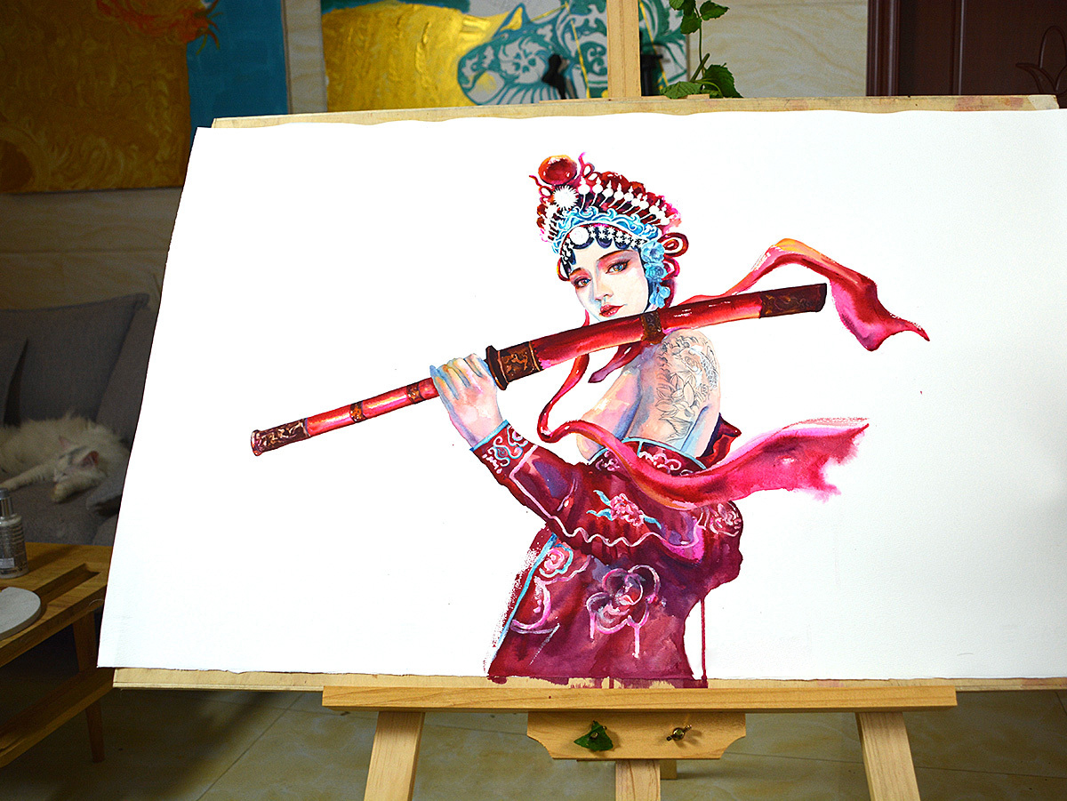 procreate水彩古风教学,水彩的高端配色方法有哪些