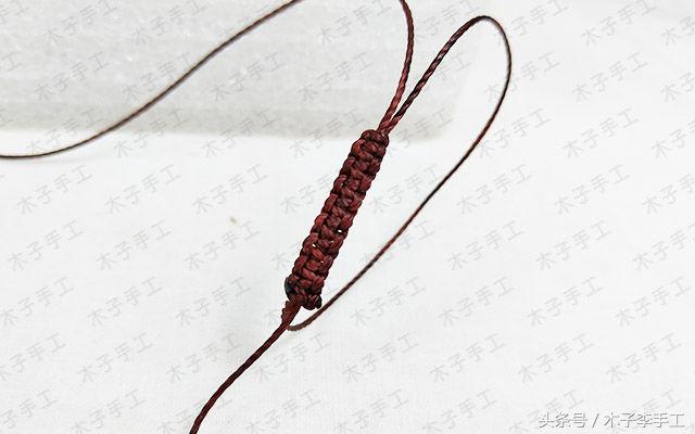 锁骨链编法教程大全,手工编织双层锁骨链绳子教程