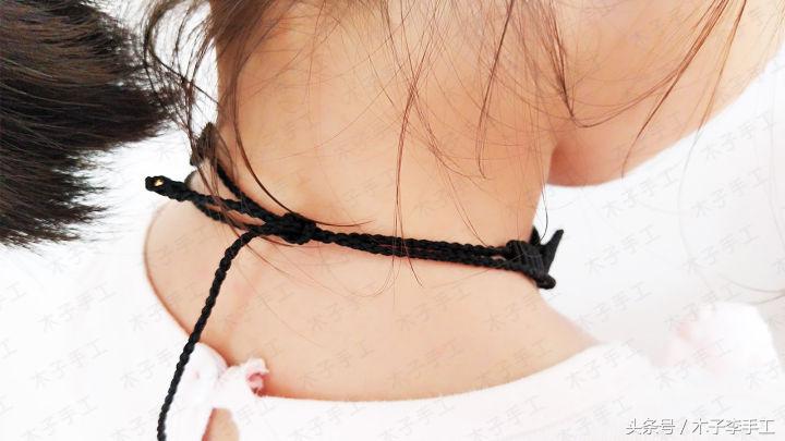 锁骨链编法教程大全,手工编织双层锁骨链绳子教程