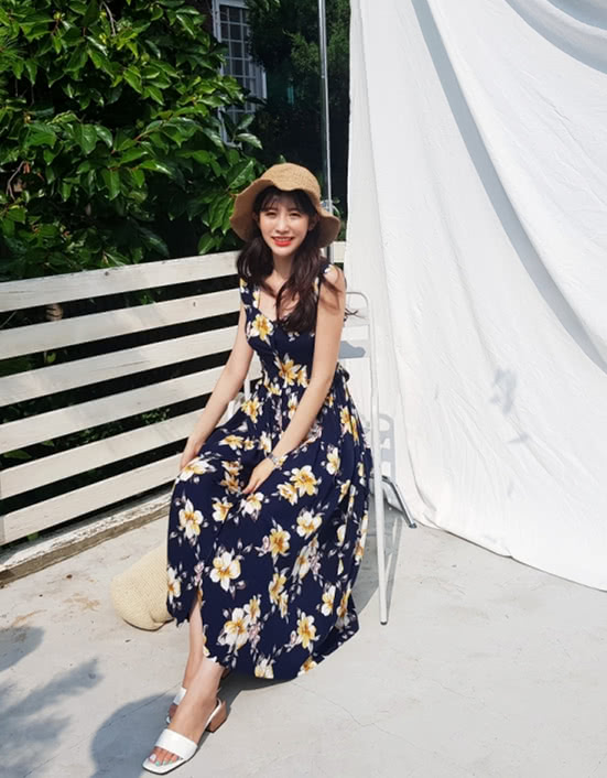 显瘦减龄夏季裙子雪纺,半身鱼尾开叉雪纺裙2022新款夏季