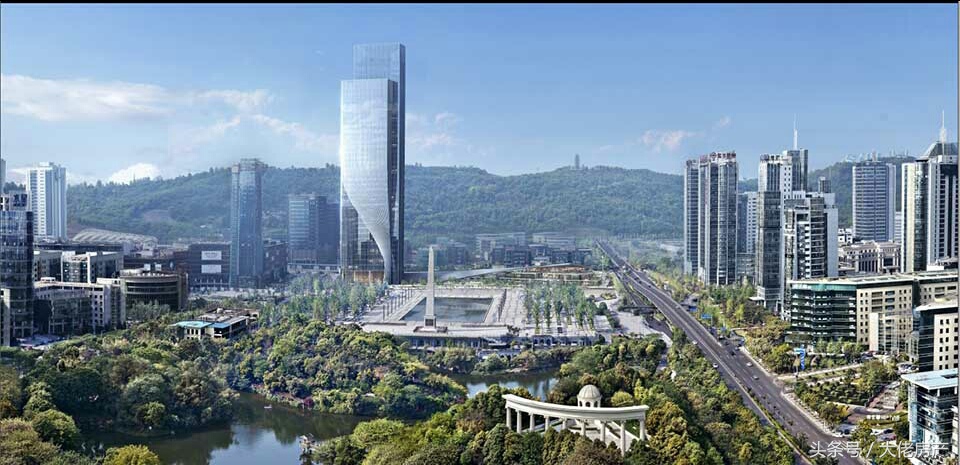 重庆高科太阳座大楼,重庆在建摩天大楼项目