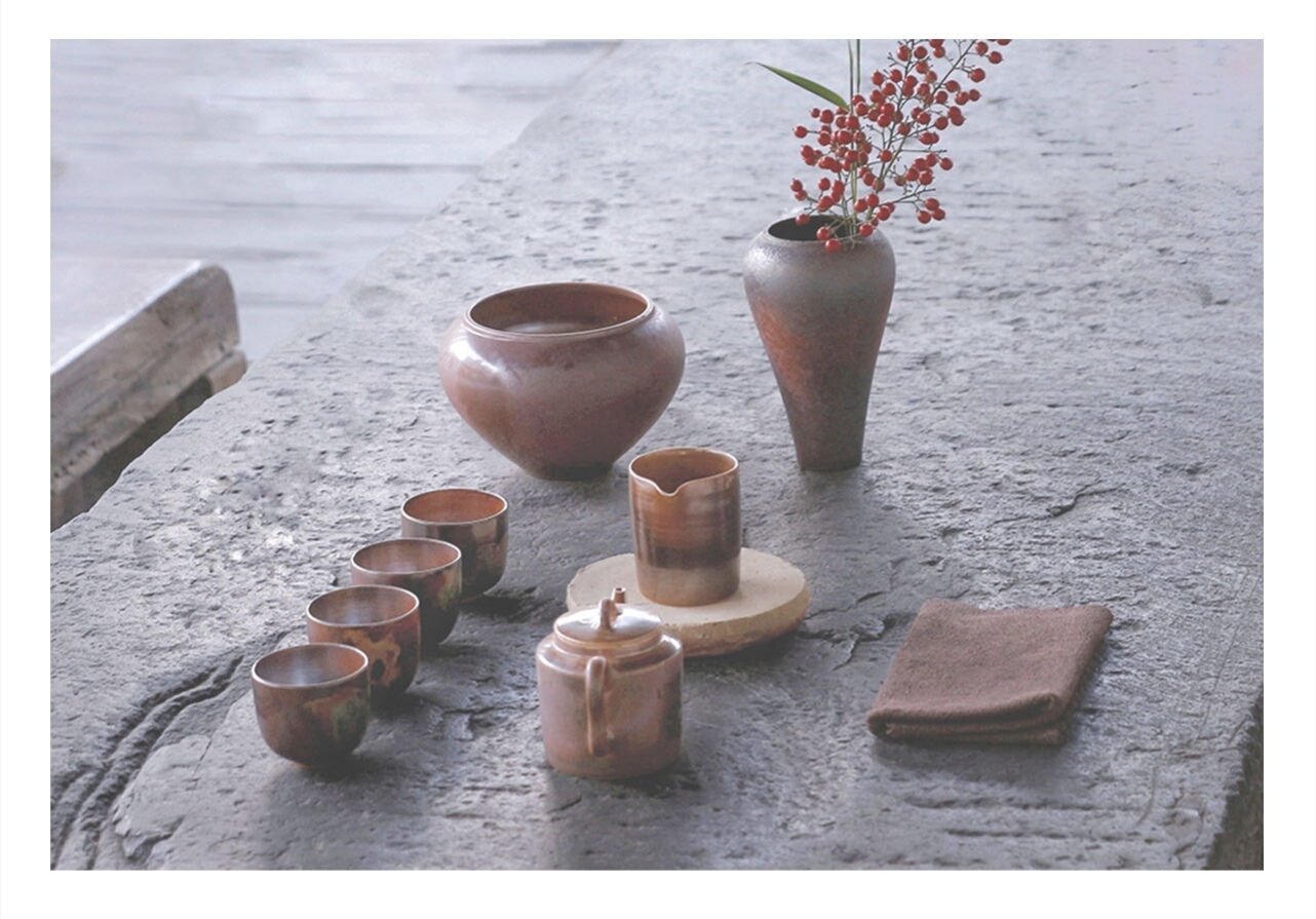 中国茶器美学,高端茶器建盏龙窑柴烧