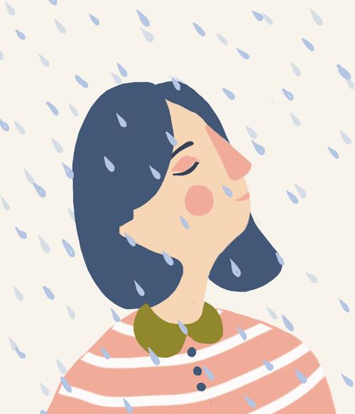 一幅心理健康漫画,对于抑郁的人如何心理辅导