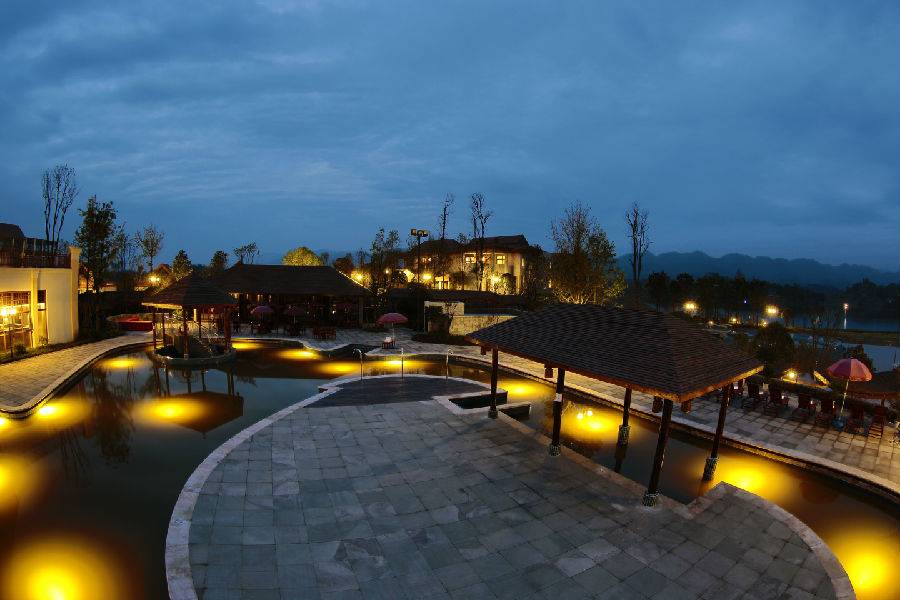 达州海明湖温泉,达州温泉景区