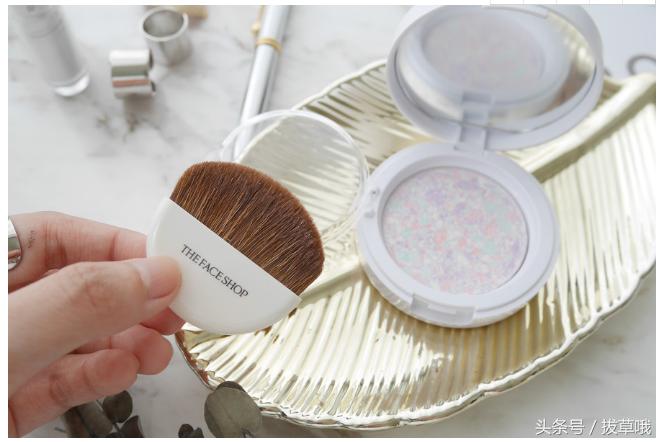 打亮小教学！韩国战利品TheFaceShop大理石纹打亮彩妆MAKEUP