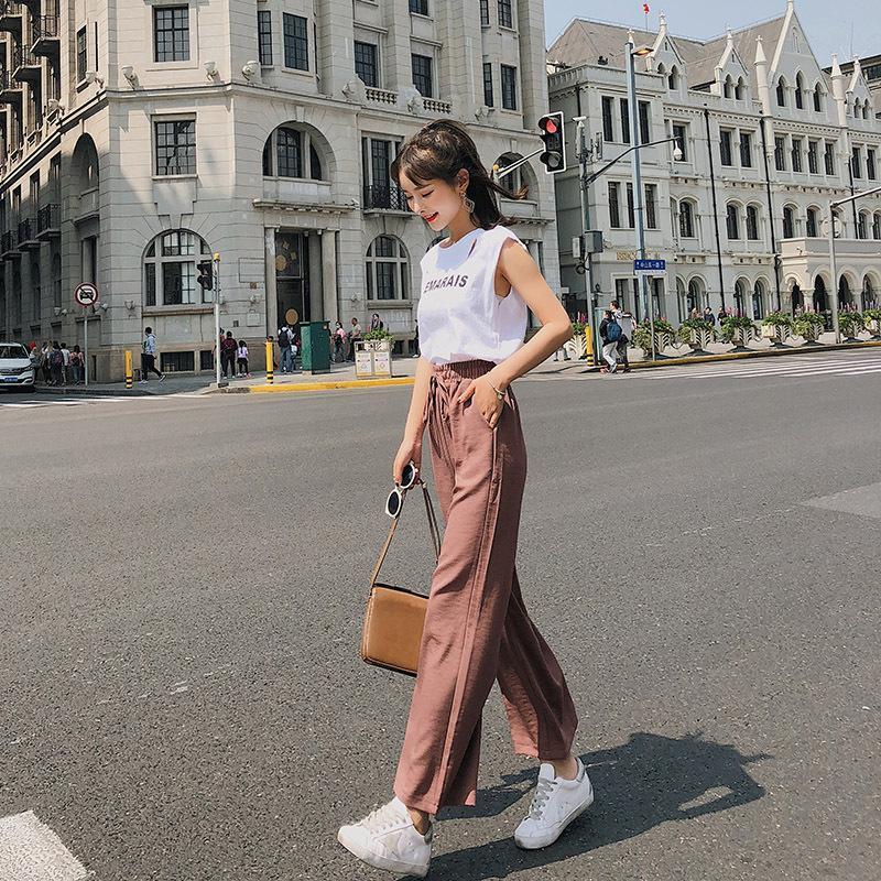 夏季运动速干卫裤的几种显瘦穿搭,适合春夏穿的散步裤