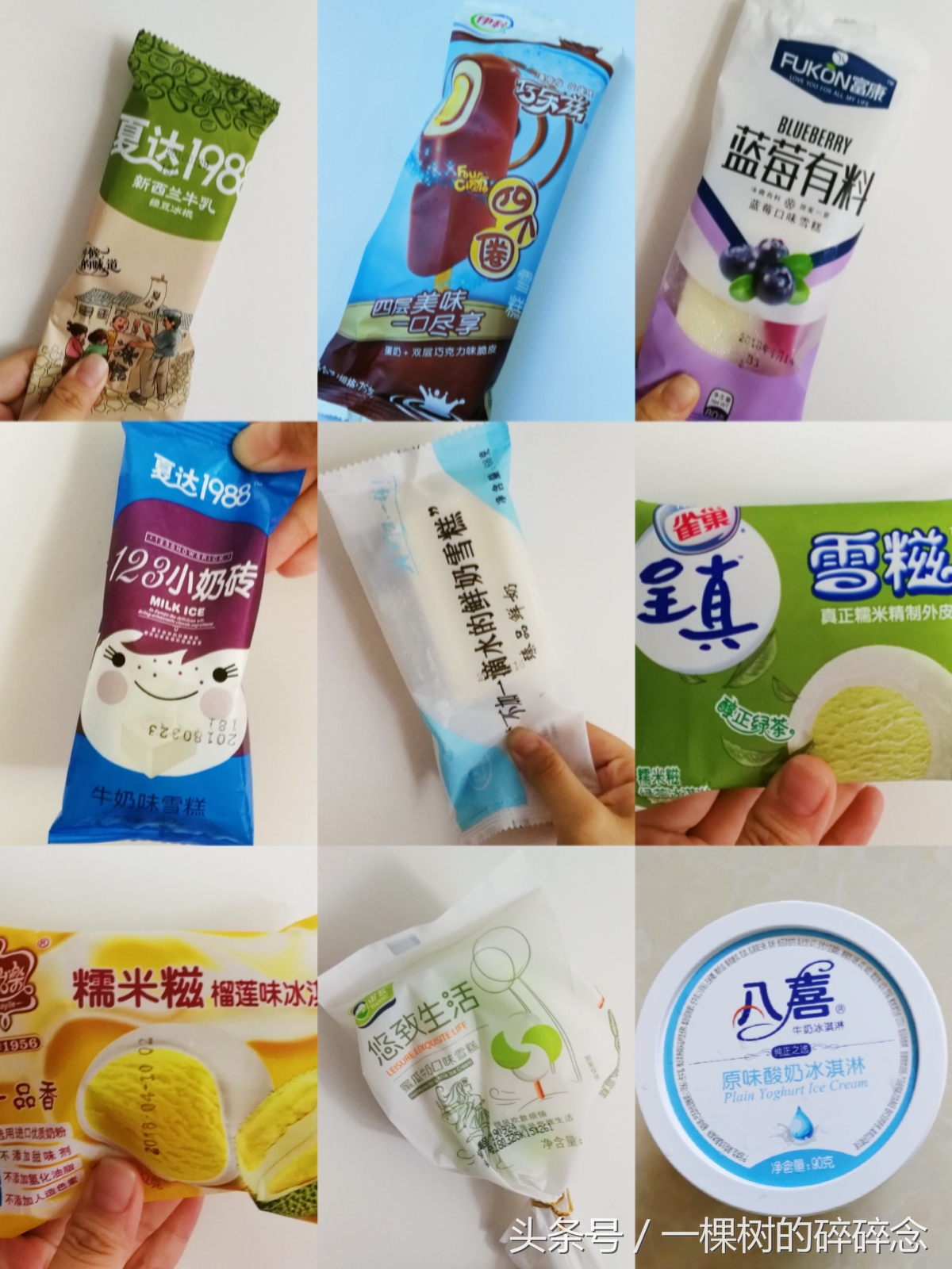 试吃八种不同的雪糕,试吃十大网红冰激凌雪糕