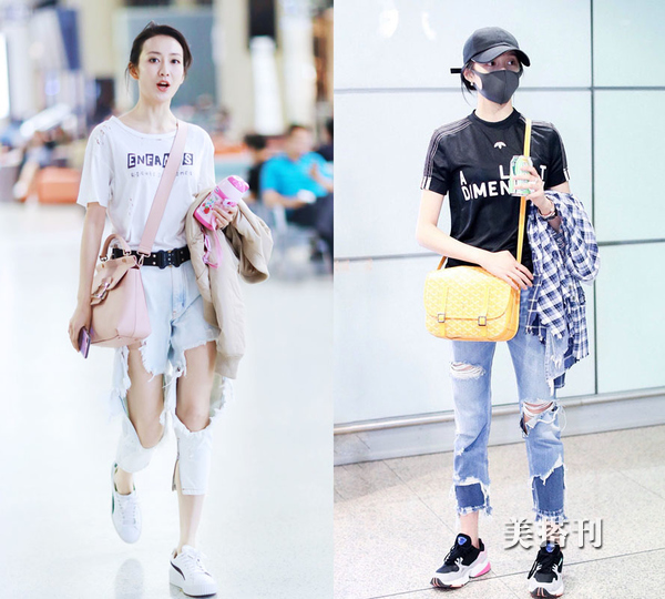 女明星牛仔裤穿搭合集,穿搭女夏季牛仔裤搭配高级感