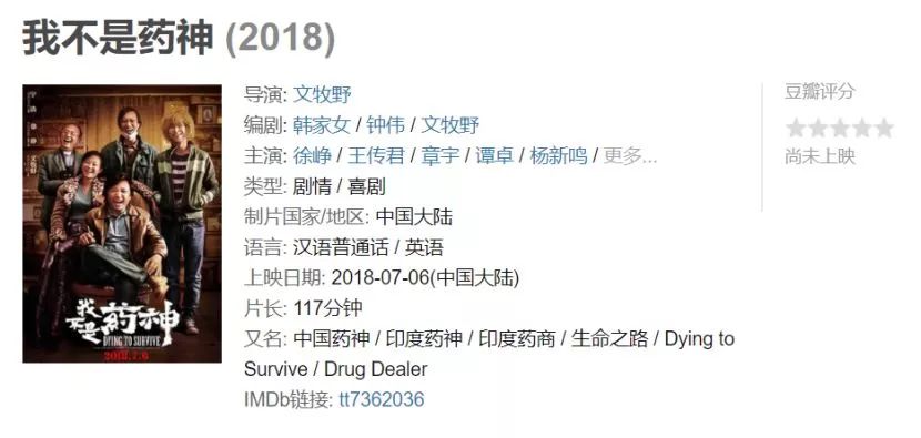 这部神片还未上映就已刷屏！但“药神”背后的故事令人感慨（福利+开奖）