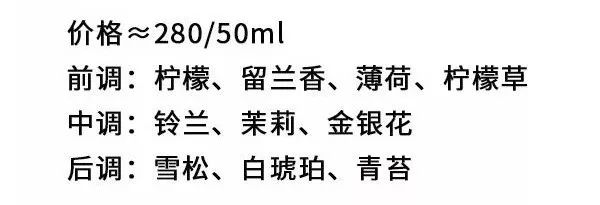 戚薇推荐的香水,戚薇收藏的香水