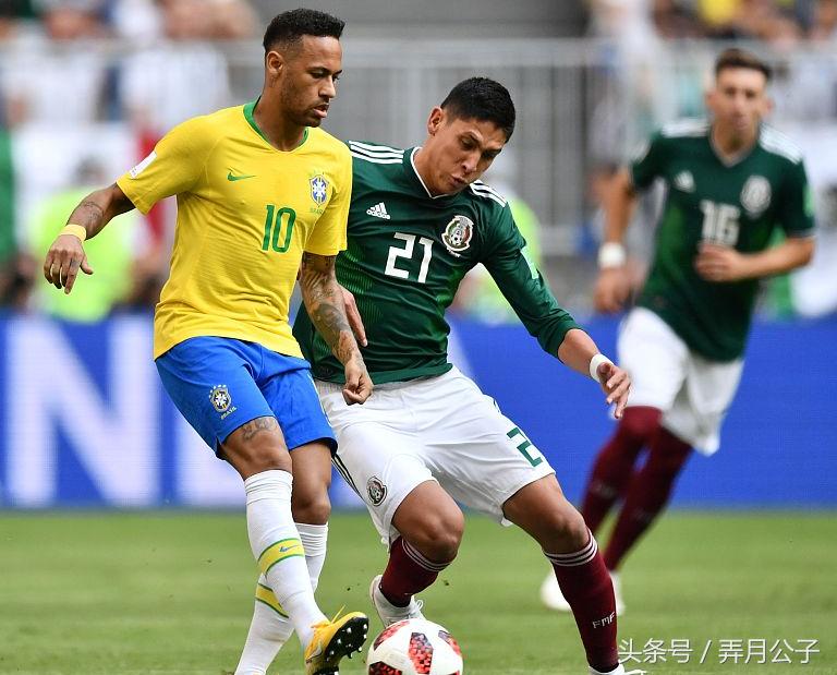 世界杯巴西对墨西哥内马尔,内马尔2018世界杯巴西vs墨西哥