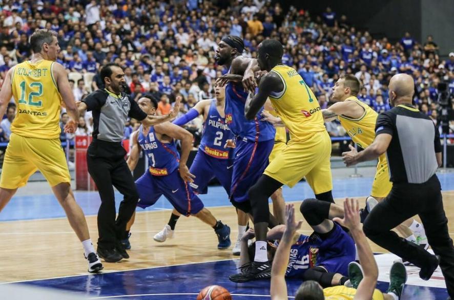 世预赛菲律宾澳大利亚冲突,澳大利亚菲律宾男篮打架处理结果