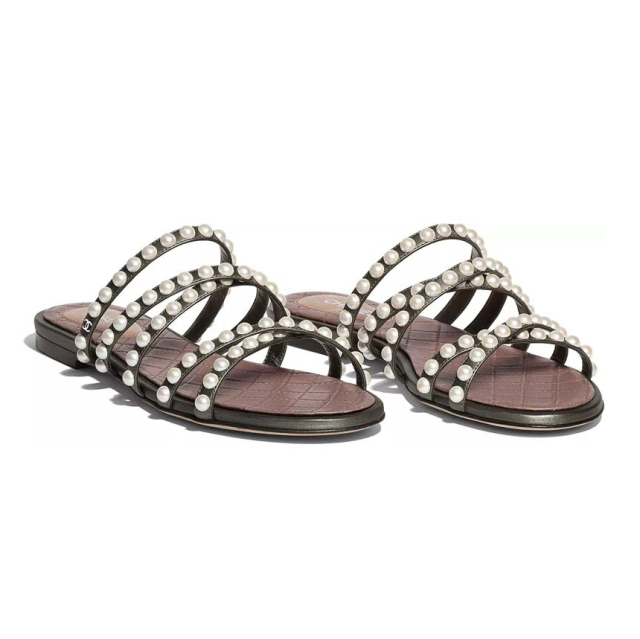 露趾半拖鞋夏日懒人凉拖,无跟洋气时髦拖鞋