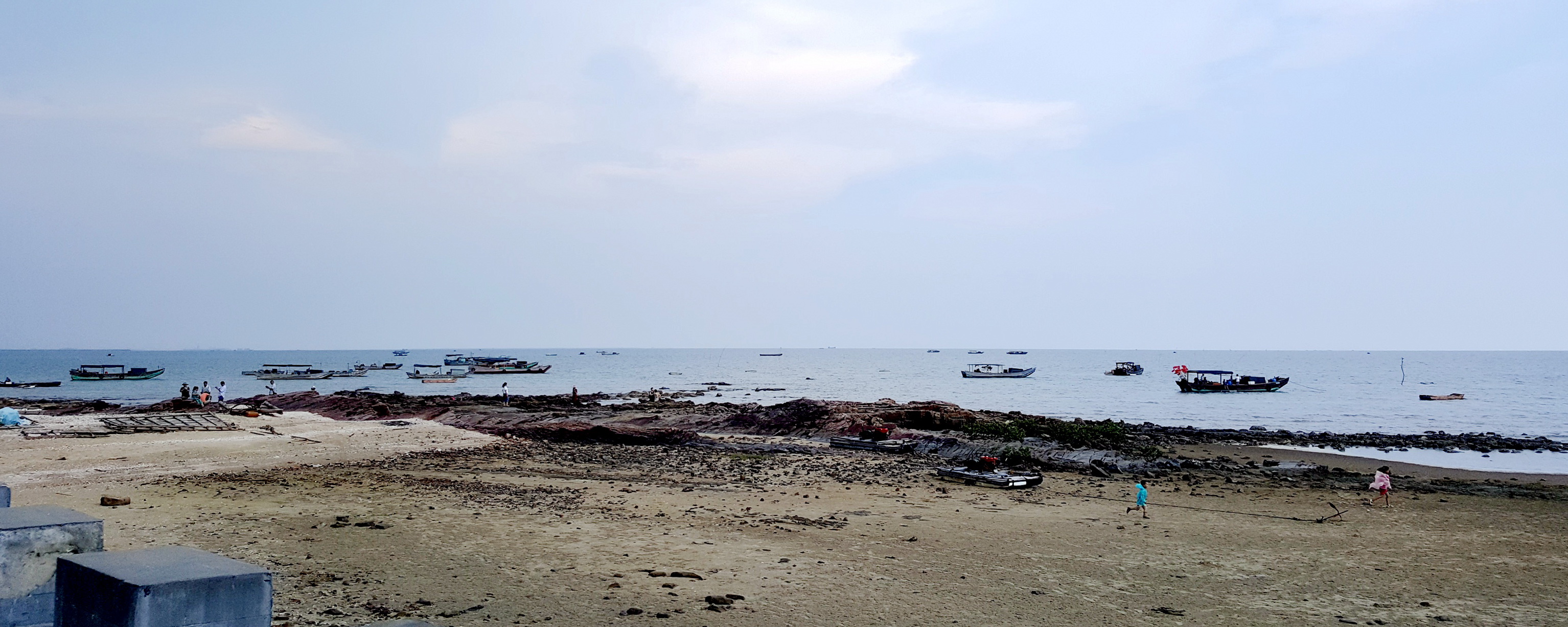 中国沿海旅行D4，天堂角到犀牛脚，人间难得一见钦州湾