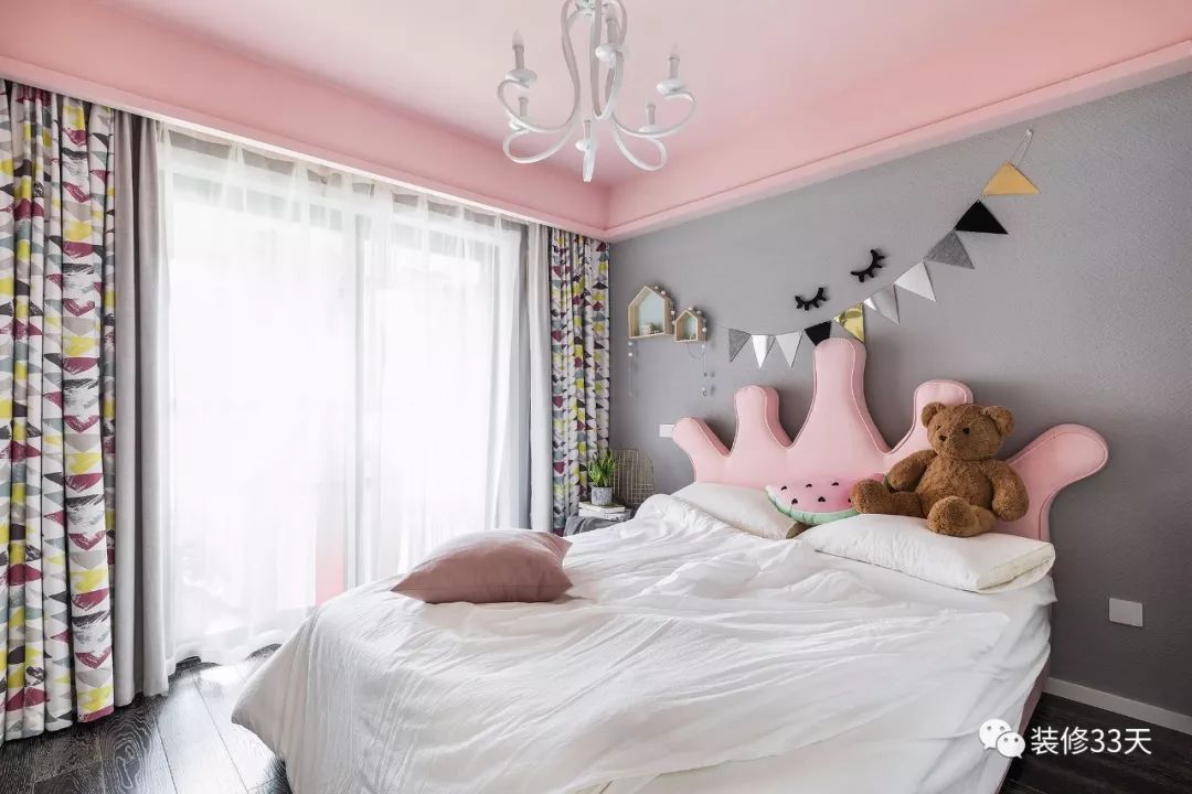 半包6万温馨的装修风格,6万装108平三室二厅一卫