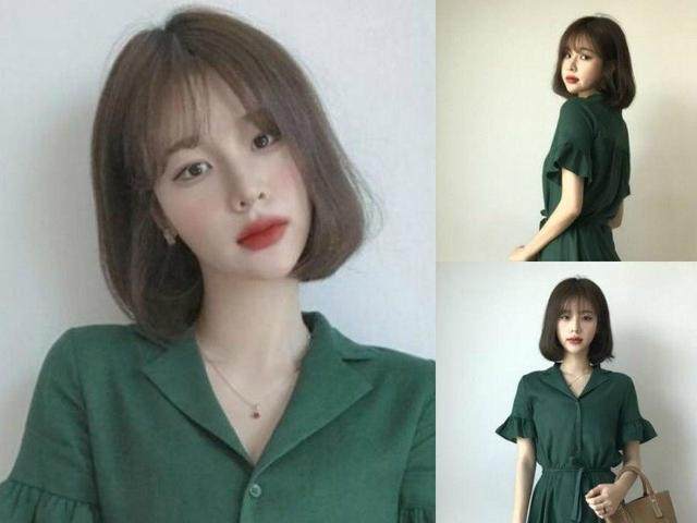 最近流行的短发发型圆脸,圆脸头发蓬松的女生适合剪的短发