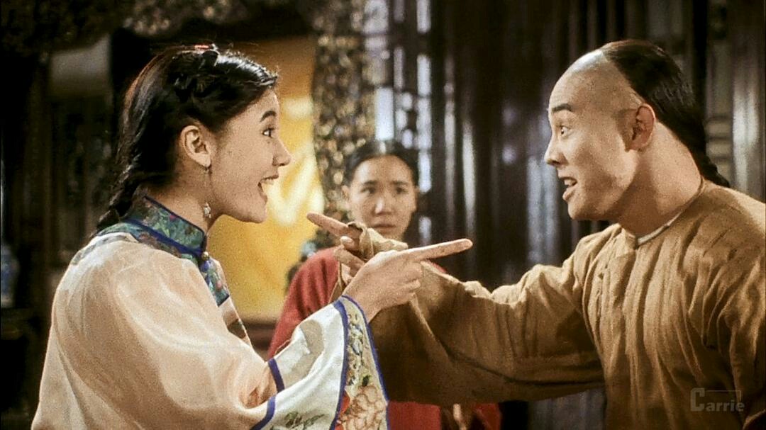 李连杰在赵文卓演反派的这部古装动作片里，搞笑天赋不输张卫健！