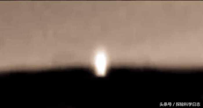 监控拍到诡异一幕不明物体,无人机拍到的诡异物体