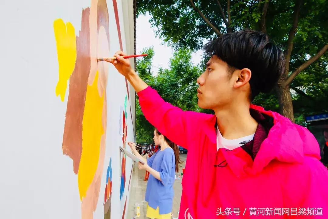 手绘墙孝义,书香气息的手绘墙