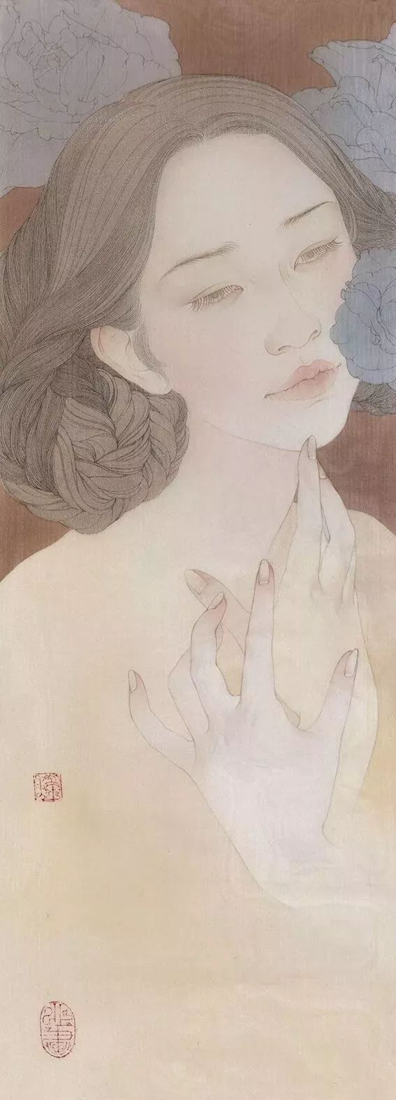 太美了！轻柔曼透，香艳的极致诱惑，国画欣赏